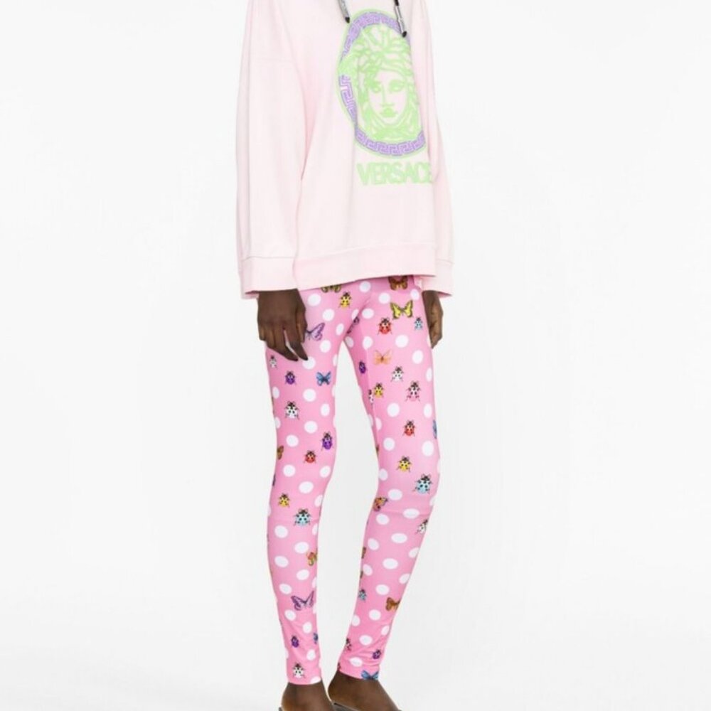 NEW! Limited Versace x Dua Lipa Butterfly Leggings - size 38 - Picture 2 of 4